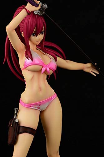 Fairy Tail 1/6 Scale Pre-Painted Figure: Erza Scarlet Swimsuit Gravure_Style Ver. Sakura (Re-run) image 20