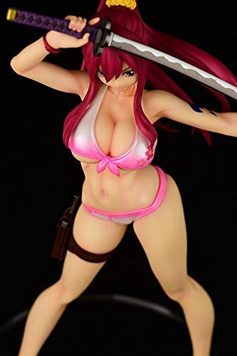 Fairy Tail 1/6 Scale Pre-Painted Figure: Erza Scarlet Swimsuit Gravure_Style Ver. Sakura (Re-run) image 22