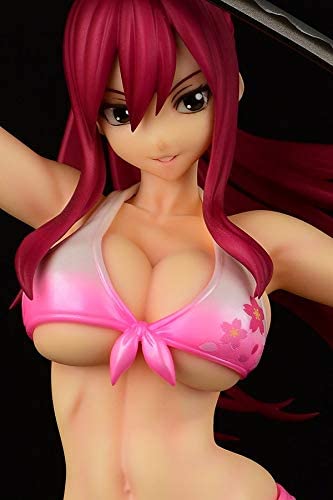 Fairy Tail 1/6 Scale Pre-Painted Figure: Erza Scarlet Swimsuit Gravure_Style Ver. Sakura (Re-run) image 24