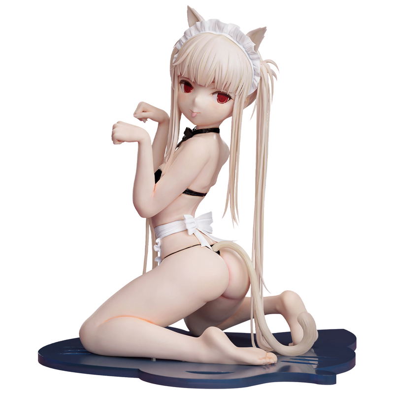 Kemomimi Gakuen 1/7 Scale Pre-Painted Figure: Maid Swimwear Cat Ears Girl image 1