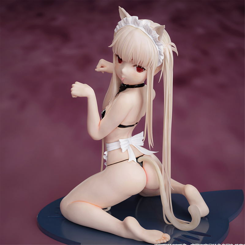 Kemomimi Gakuen 1/7 Scale Pre-Painted Figure: Maid Swimwear Cat Ears Girl image 10