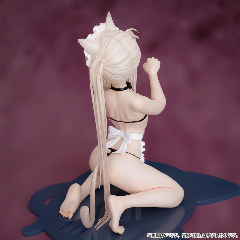 Kemomimi Gakuen 1/7 Scale Pre-Painted Figure: Maid Swimwear Cat Ears Girl image 12
