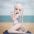 Kemomimi Gakuen 1/7 Scale Pre-Painted Figure: Maid Swimwear Cat Ears Girl thumbnail 15