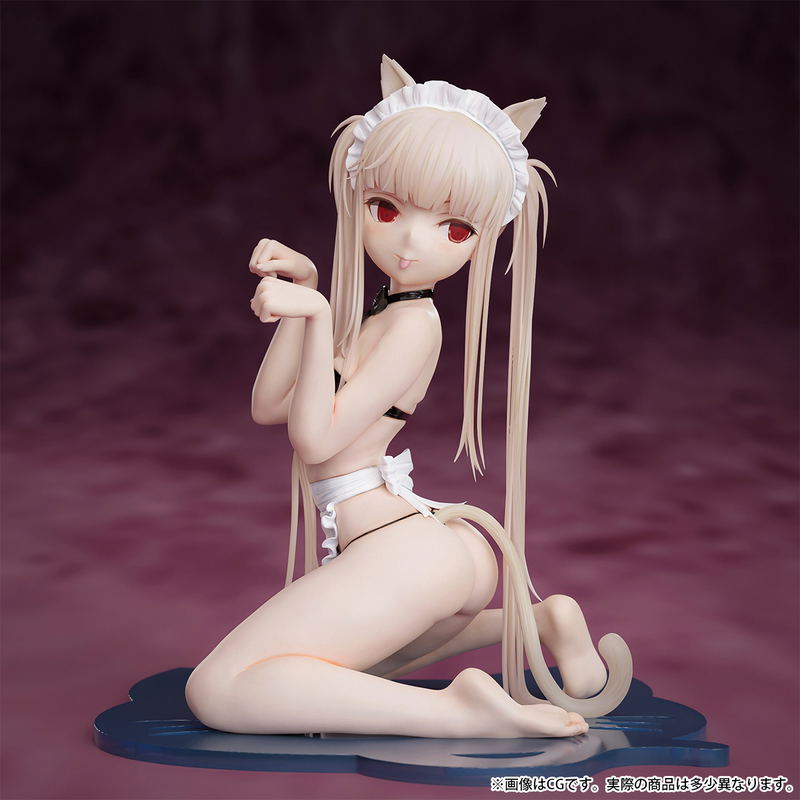 Kemomimi Gakuen 1/7 Scale Pre-Painted Figure: Maid Swimwear Cat Ears Girl image 2