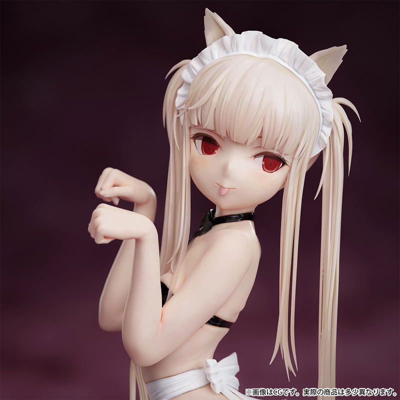 Kemomimi Gakuen 1/7 Scale Pre-Painted Figure: Maid Swimwear Cat Ears Girl image 8