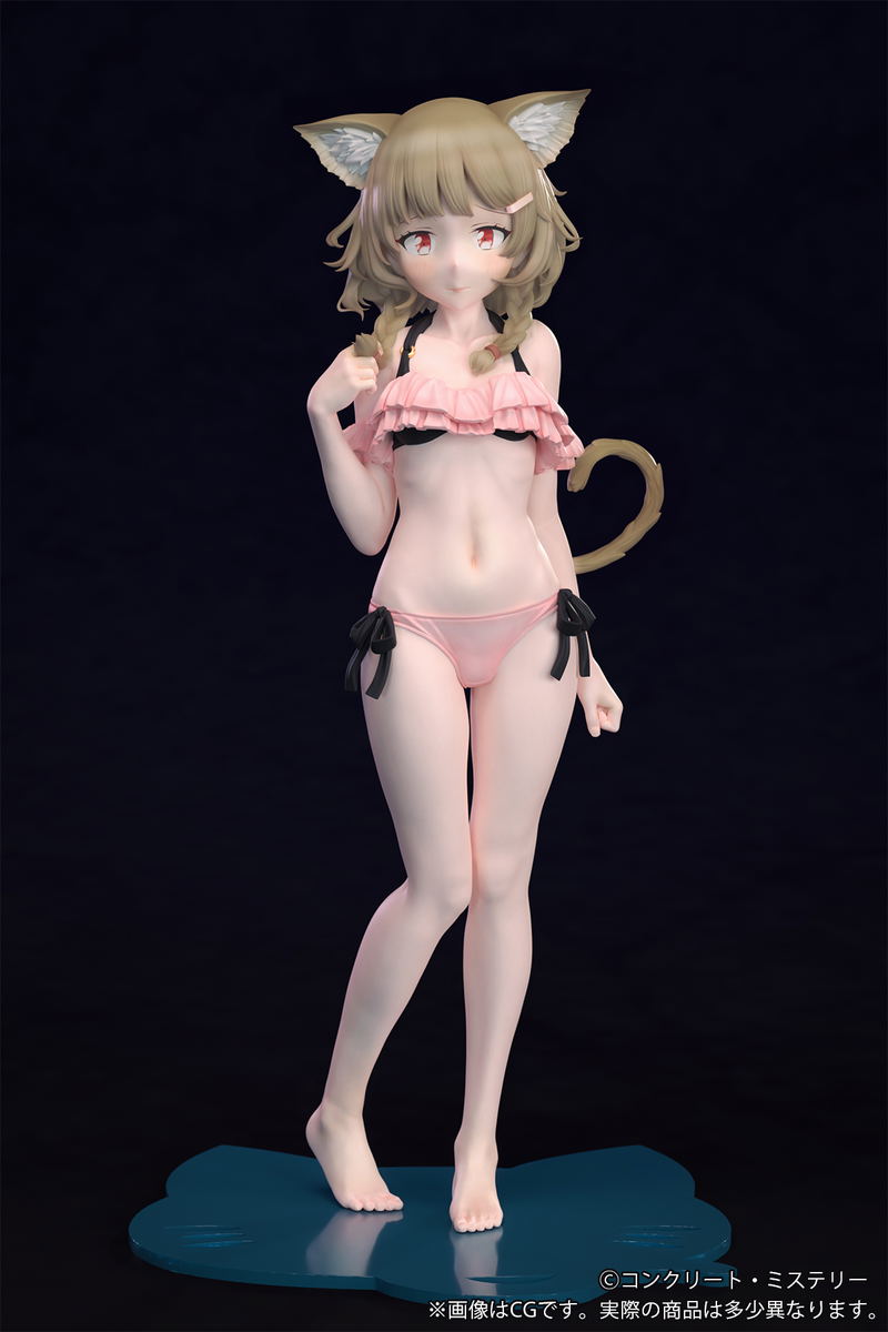 Kemomimi Gakuen Illustrated by Concrete Mystery 1/7 Scale Pre-Painted Figure: Concrete-san image 2