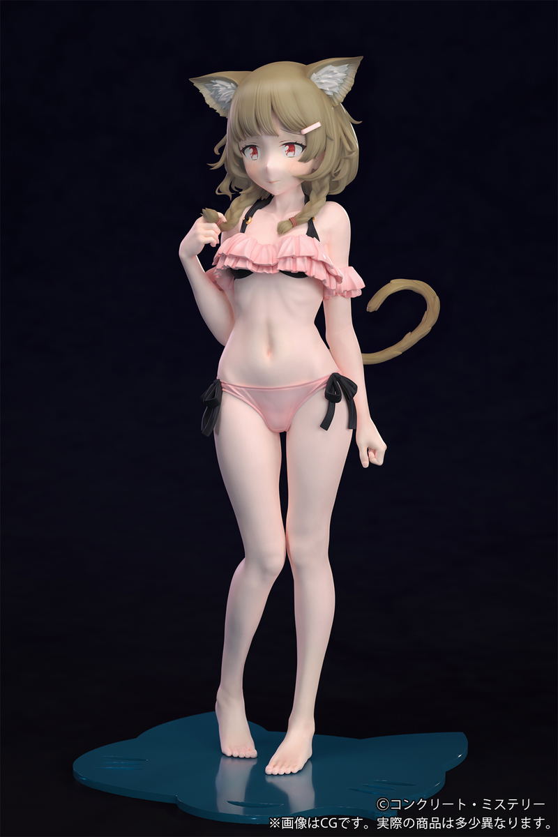 Kemomimi Gakuen Illustrated by Concrete Mystery 1/7 Scale Pre-Painted Figure: Concrete-san image 3