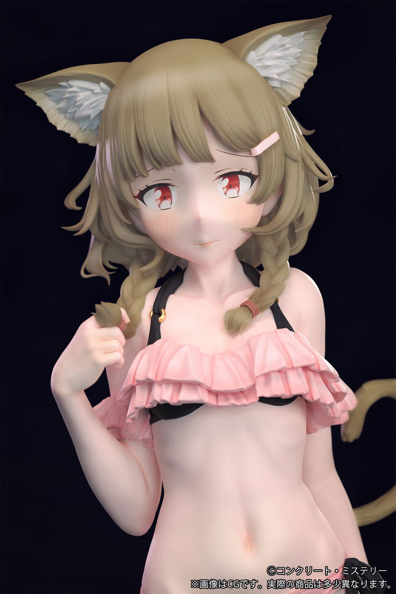 Kemomimi Gakuen Illustrated by Concrete Mystery 1/7 Scale Pre-Painted Figure: Concrete-san image 7