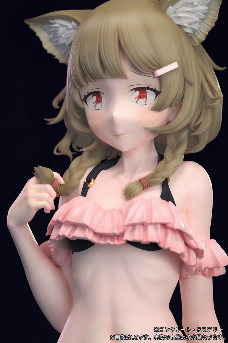 Kemomimi Gakuen Illustrated by Concrete Mystery 1/7 Scale Pre-Painted Figure: Concrete-san image 8