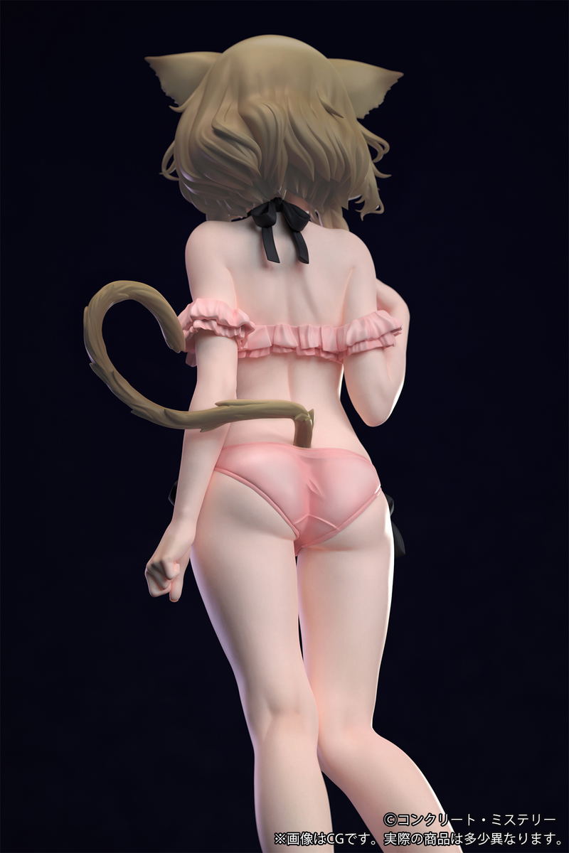 Kemomimi Gakuen Illustrated by Concrete Mystery 1/7 Scale Pre-Painted Figure: Concrete-san image 9