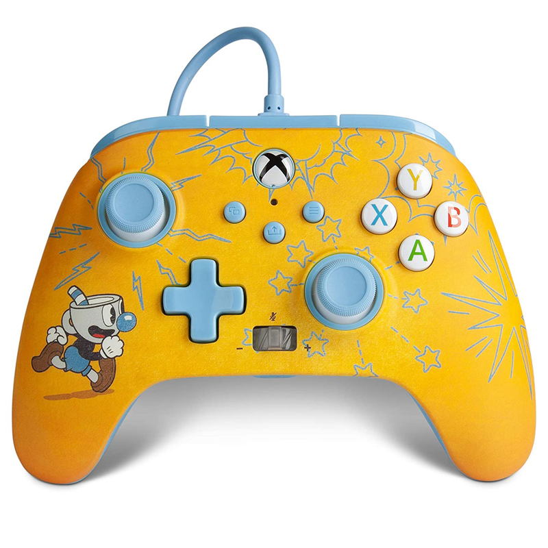 PowerA Enhanced Wired Controller For Xbox Series X|S (Cuphead: Mugman) image 1