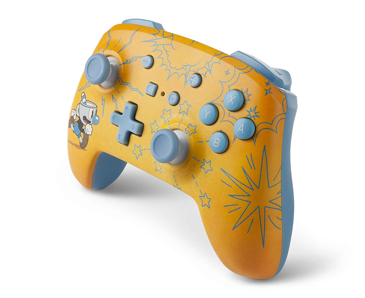PowerA Enhanced Wireless Controller for Nintendo Switch (Cuphead ...