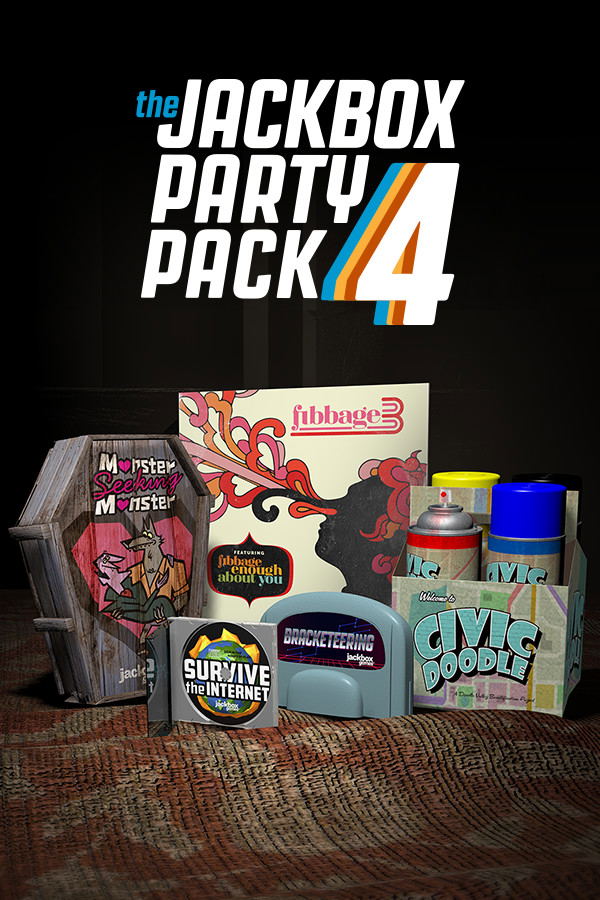 The Jackbox Party Pack 4 <span class="ext" style="background-color: #2a475e; color: #FFFFFF;">STEAM</span> <span class="ext ext_digital">digital</span> image 1