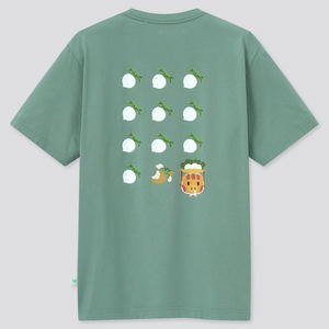 UT Animal Crossing New Horizons - Use Your Bells Well Men's T-shirt Green (L Size)_