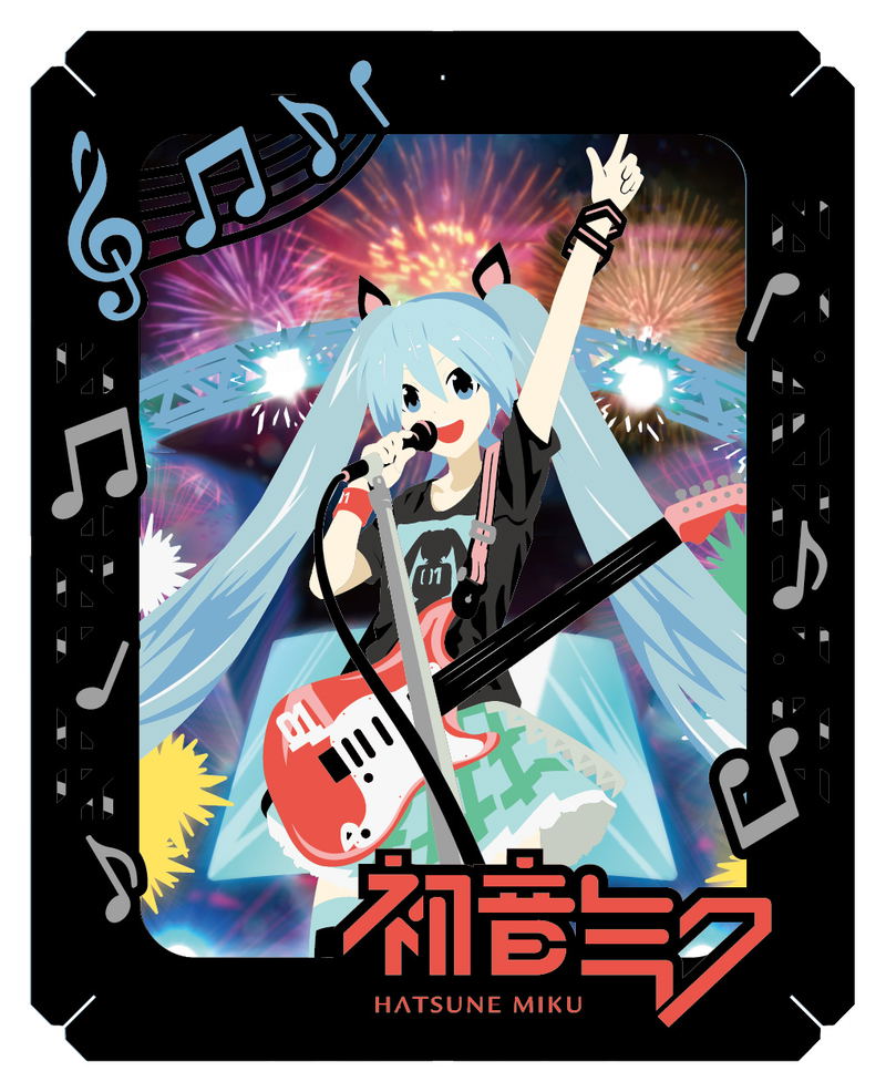 Hatsune Miku Paper Theater PT-224 Let's live image 1