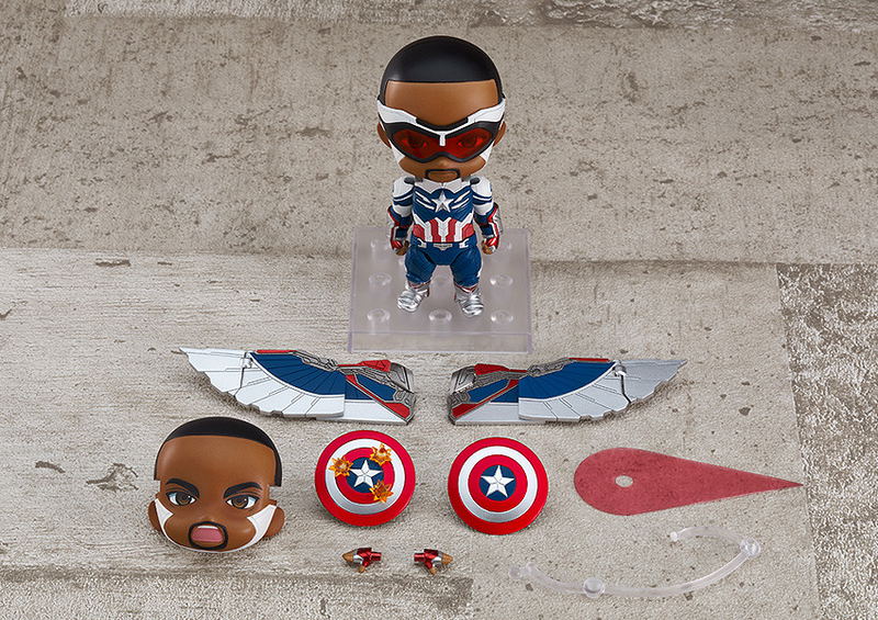 Nendoroid No. 1618-DX The Falcon and The Winter Soldier: Captain America (Sam Wilson) DX image 2