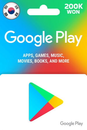 Google Play KRW 200000 Gift Card | Korea Account_