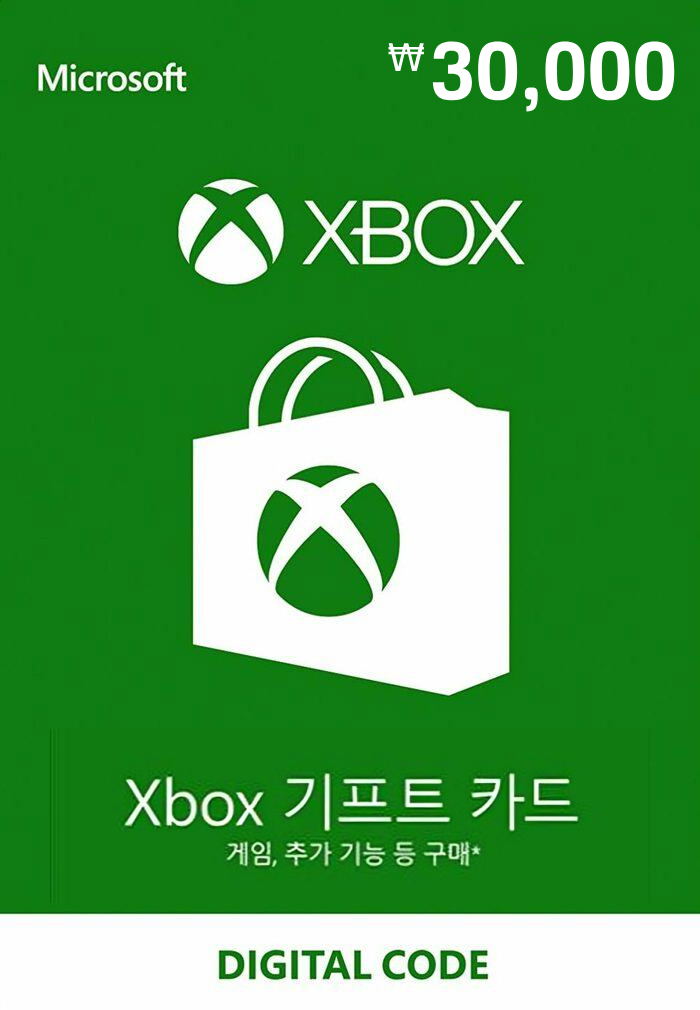 Xbox Gift Card KRW 30000 | Korea Account digital