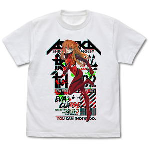 Evangelion - Shikinami Asuka Langley Full Color T-shirt White (XL Size)_