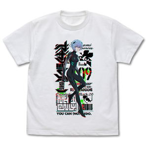 Evangelion - Rei Ayanami (tentative name) Full Color T-shirt White (S Size)_