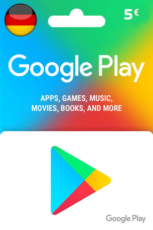 Google Play EUR 5 Gift Card | Germany Account digital — Import Game Deal