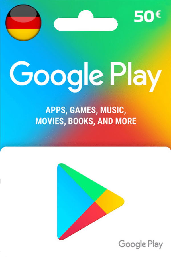 Google Play EUR 50 Gift Card | Germany Account <span class="ext ext_digital">digital</span> image 1