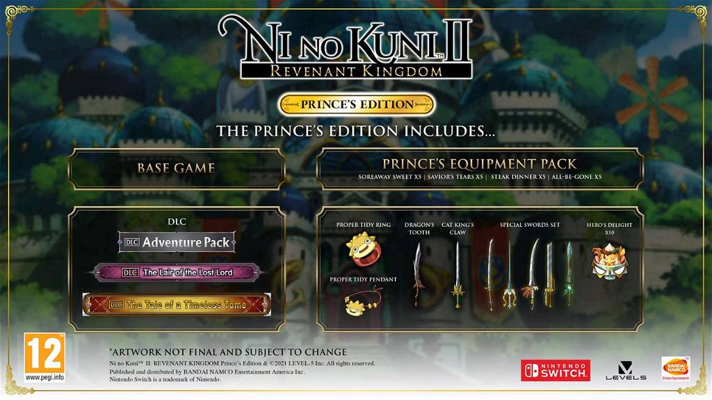 Ni II: Kingdom [Prince's Edition] for Nintendo Switch