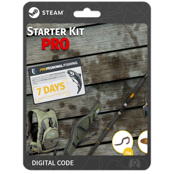 Professional Fishing: Starter Kit Pro (DLC) DLC STEAM digital for