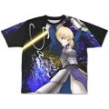 Fate/Stay Night: Heaven's Feel - Saber Double-sided Full Graphic T-shirt (M Size) thumbnail 2