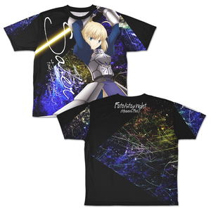 Fate/Stay Night: Heaven's Feel - Saber Double-sided Full Graphic T-shirt (XL Size)_