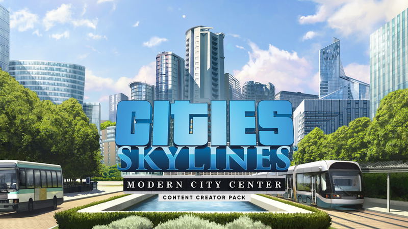 Cities: Skylines - Content Creator Pack: Modern City Center (DLC) <span class="ext" style="background-color: #B0000F; color: #FFFFFF;">DLC</span> <span class="ext" style="background-color: #2a475e; color: #FFFFFF;">STEAM</span> <span class="ext ext_digital">digital</span> image 1