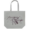 Fate/Stay Night: Heaven's Feel - Important Cherry Blossoms Large Tote Bag Gray thumbnail 1
