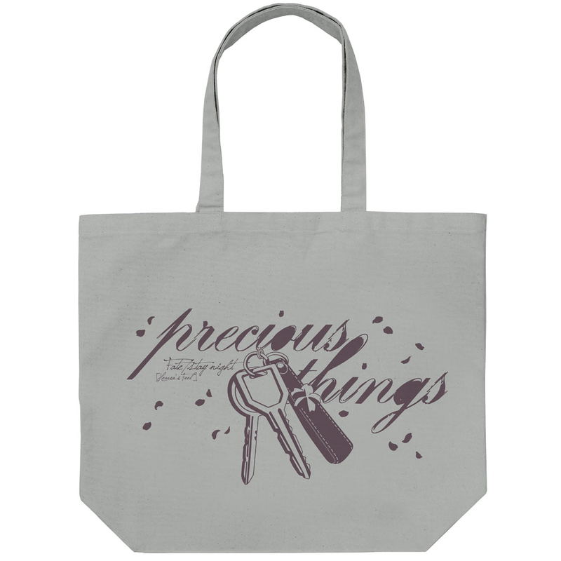 Fate/Stay Night: Heaven's Feel - Important Cherry Blossoms Large Tote Bag Gray image 1
