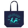 Yurucamp - Shima Rin's Scooter Large Tote Bag Navy Blue thumbnail 1