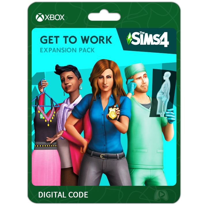Gentage sig Arabiske Sarabo Genoplive The Sims 4: Get to Work (DLC) DLC digital for XONE, Xbox One S, XONE X,  XSX, XSS