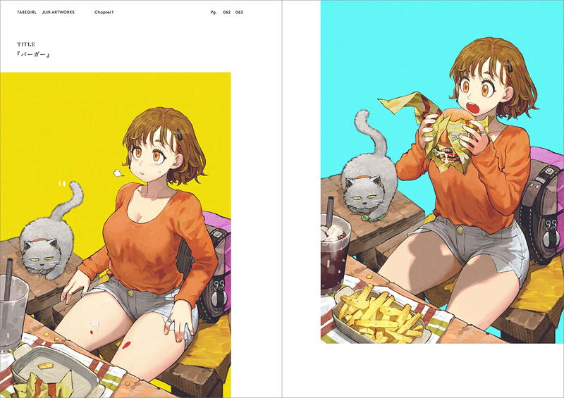 Tabegirl Jun Illustration Collection image 3