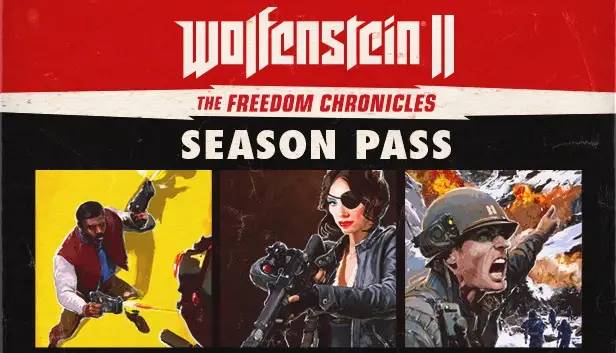 Wolfenstein II: The Freedom Chronicles Season Pass (DLC) <span class="ext" style="background-color: #B0000F; color: #FFFFFF;">DLC</span> <span class="ext ext_digital">digital</span> image 1