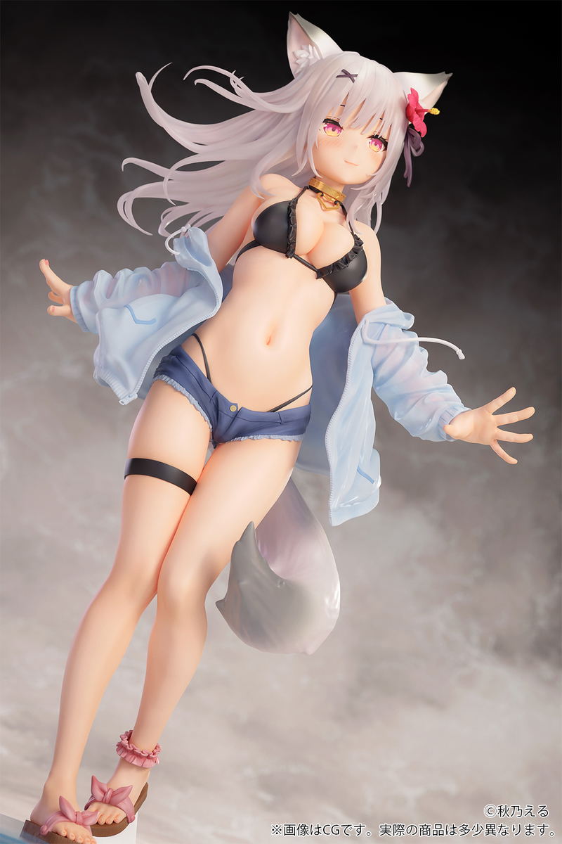 Kemomimi Gakuen Illustrated by Akino Eru 1/7 Scale Pre-Painted Figure: Hanane image 12