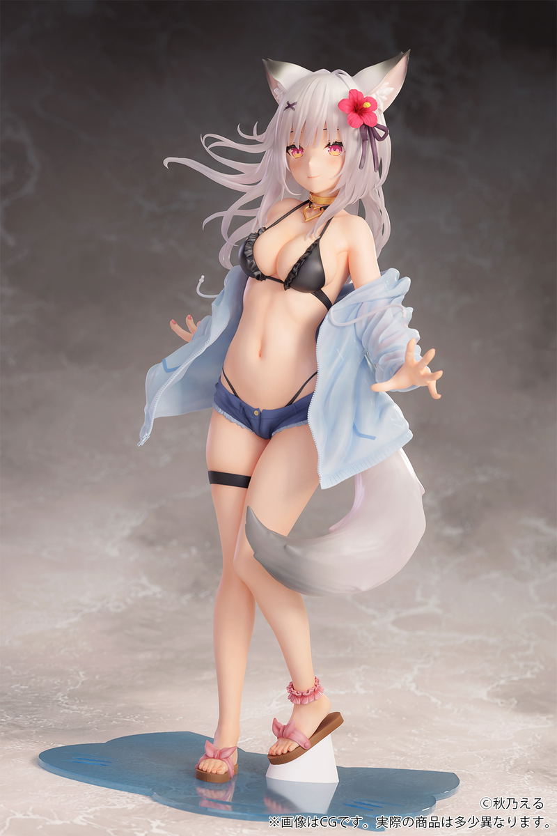 Kemomimi Gakuen Illustrated by Akino Eru 1/7 Scale Pre-Painted Figure: Hanane image 3
