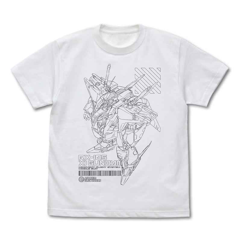 Mobile Suit Gundam: Hathaway's Flash - Kusui Gundam T-shirt White (M Size) image 1