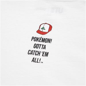UT Pokemon - Pikachu Men's T-shirt with Pocket White (S Size)