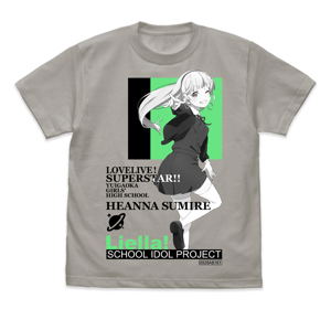 Love Live! Superstar!! - Heanna Sumire T-shirt Light Gray (XL Size)_