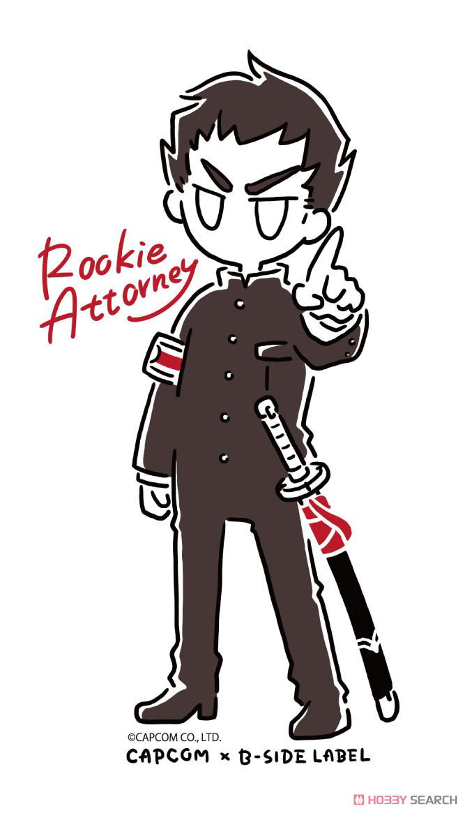 Capcom x B-Side Label Sticker The Great Ace Attorney Ryunosuke image 1