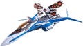 DX Chogokin Macross Delta Movie Absolute Live!!!!!!: VF-31J Siegfried (Hayate Immelmann Custom) Field Projection Unit Equipped thumbnail 1