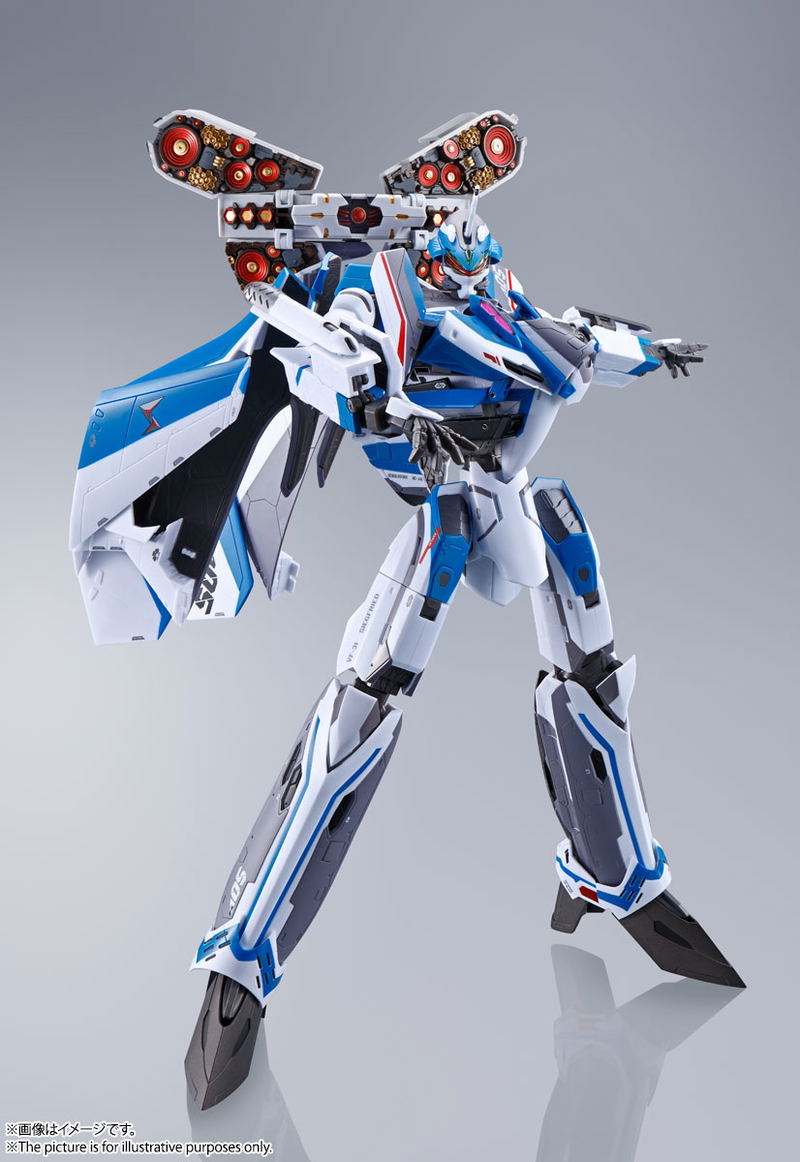 DX Chogokin Macross Delta Movie Absolute Live!!!!!!: VF-31J Siegfried (Hayate Immelmann Custom) Field Projection Unit Equipped image 2