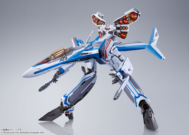 DX Chogokin Macross Delta Movie Absolute Live!!!!!!: VF-31J Siegfried (Hayate Immelmann Custom) Field Projection Unit Equipped image 4