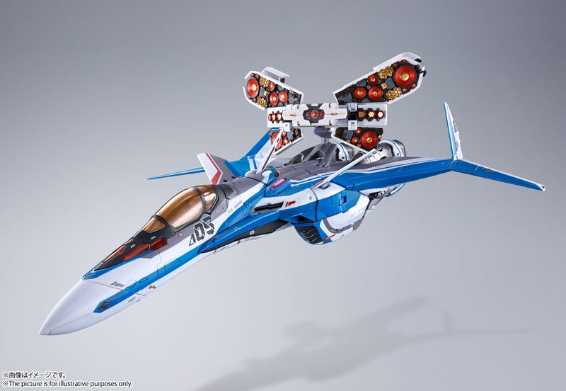 DX Chogokin Macross Delta Movie Absolute Live!!!!!!: VF-31J Siegfried (Hayate Immelmann Custom) Field Projection Unit Equipped image 5
