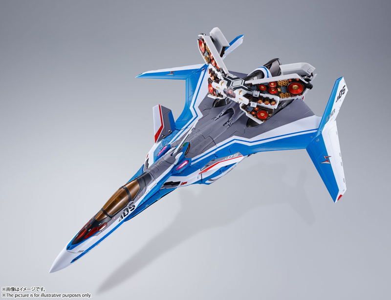 DX Chogokin Macross Delta Movie Absolute Live!!!!!!: VF-31J Siegfried (Hayate Immelmann Custom) Field Projection Unit Equipped image 6