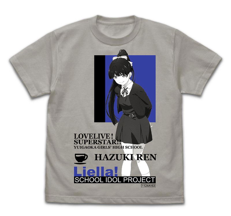 Love Live! Superstar!! - Hazuki Ren T-shirt Light Gray (L Size) image 1