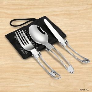 Yurucamp Stainless Steel Cutlery Set (Set Of 3)